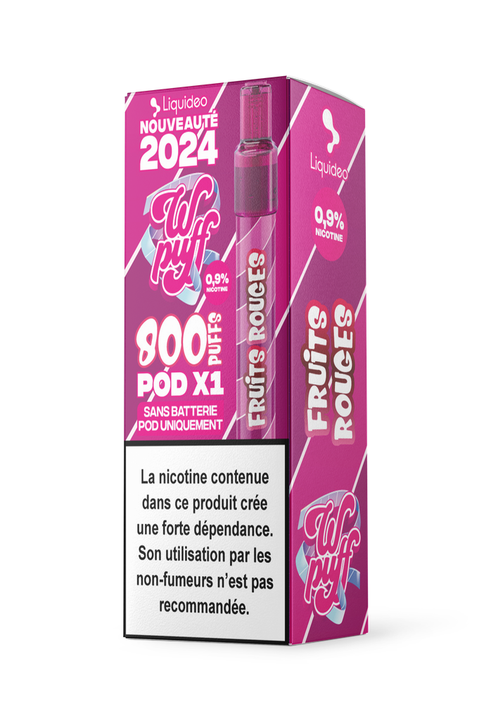 Wpuff Pod 2.0 - 1 pod Fruits Rouges x10