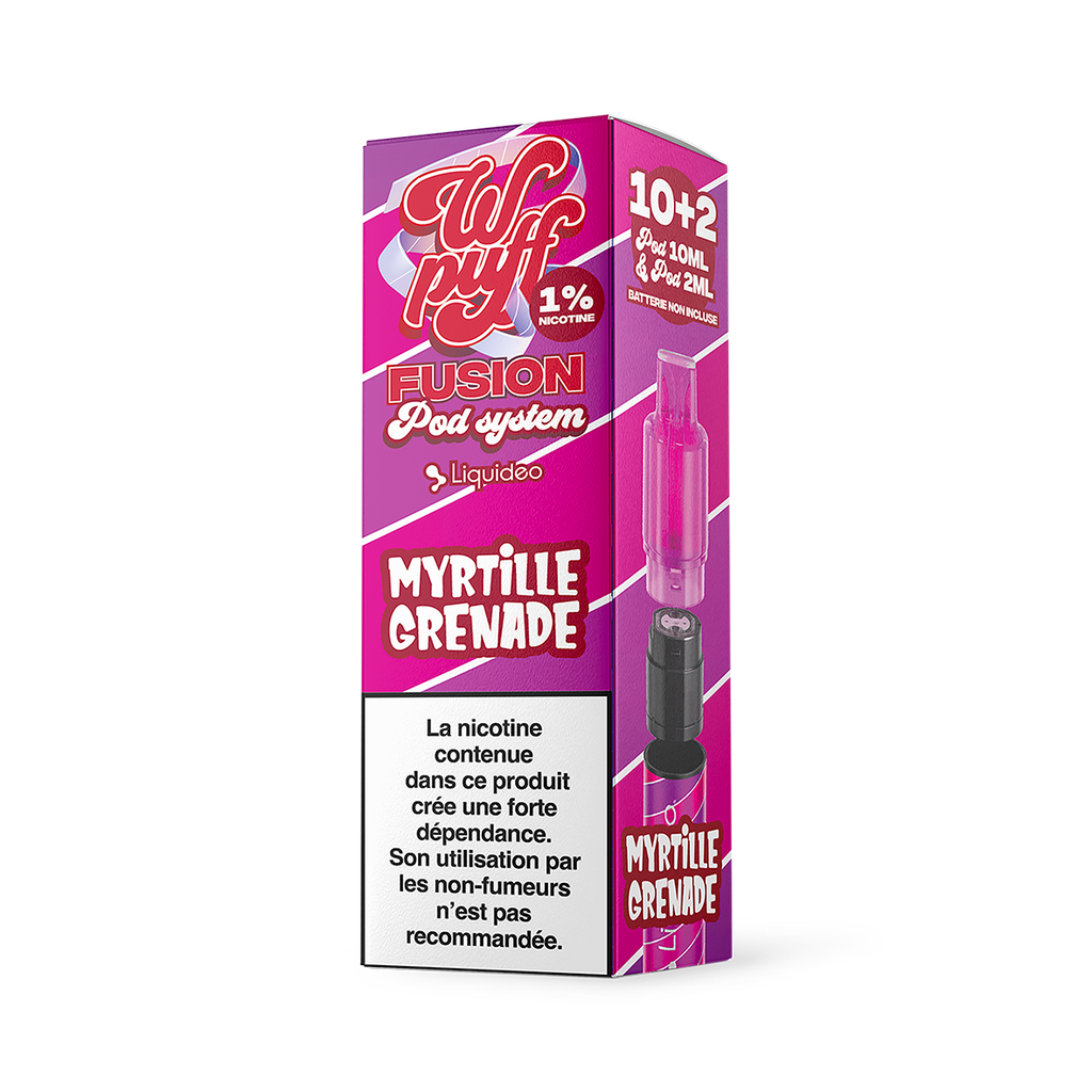 Fusion Pod System - 1 pod Myrtille Grenade x10