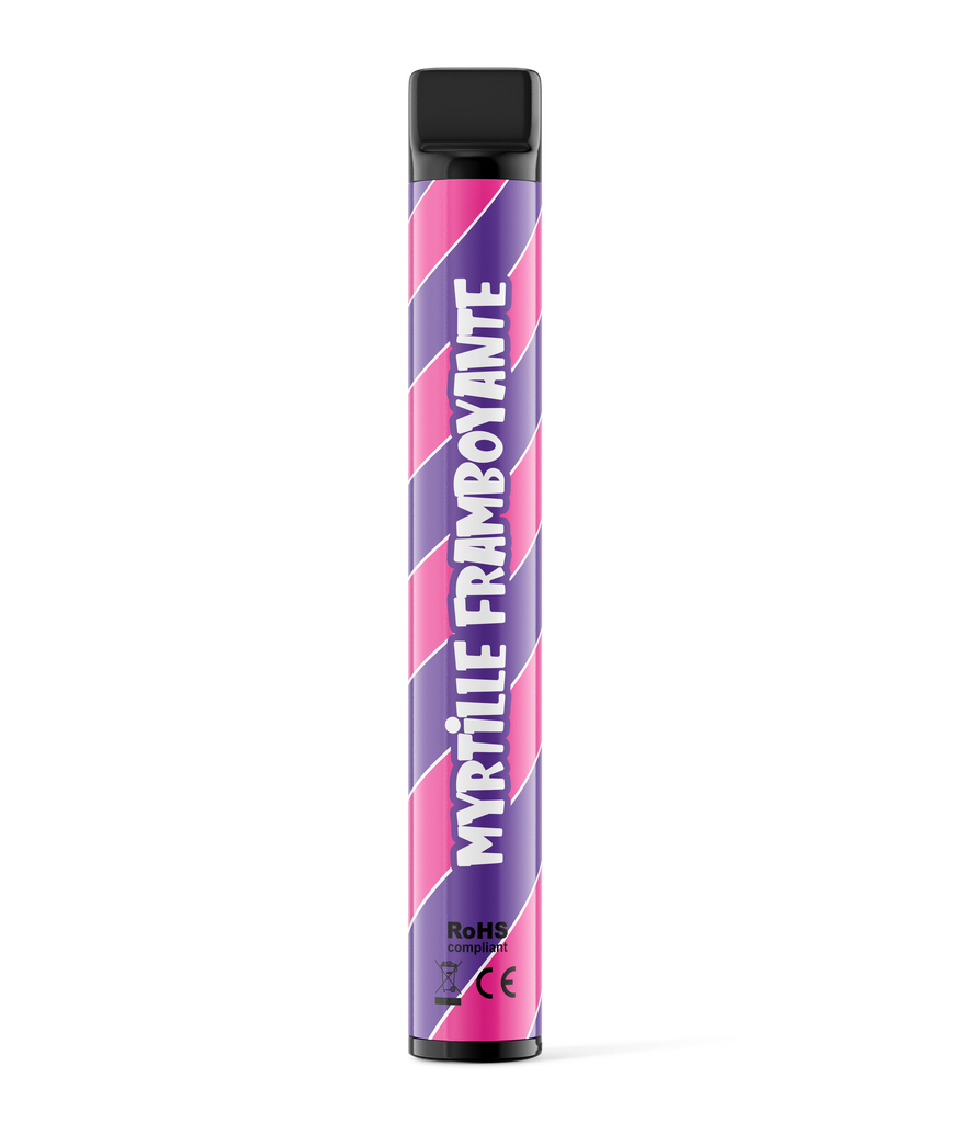 Wpuff Original Pod 600 - 1 batterie + 1 pod Myrtille Framboyante x10
