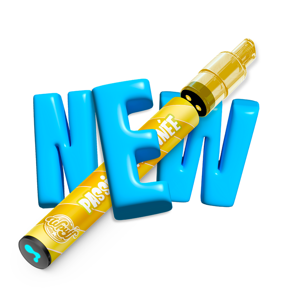 Wpuff Pod 2.0 800 - 1 batterie + 1 pod Passion Citronnée x10