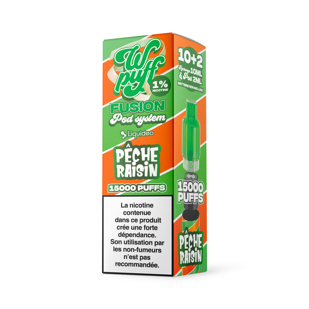 Fusion Pod System - 1 pod Peche Raisin x10