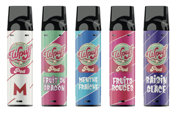 Carte des saveurs WPuff Pod System