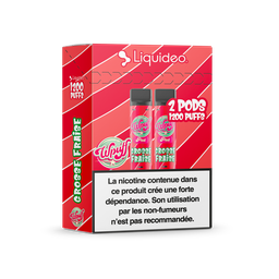 Wpuff 1800 - 2 pods Grosse Fraise x5