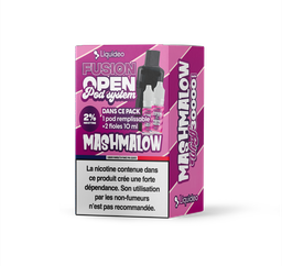 Fusion Open Pod System - Mashmalow - 1 pod remplissable + 2 fioles 10ml 2% x5